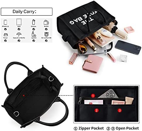 Fancy Forest The Tote Bag for Women with Zipper, Large/Medium/Small Size, Canvas tote bags - Image 4