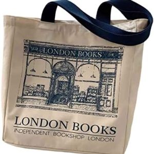 Lefe Liee canvas tote bag for women, book tote bag aesthetic with zipper, cute small book tote, Portable Washable for Women Grocery Shopping Gift Bag for Birthday Children's Day Teachers' Day